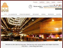 Tablet Screenshot of lianhuahotel.com